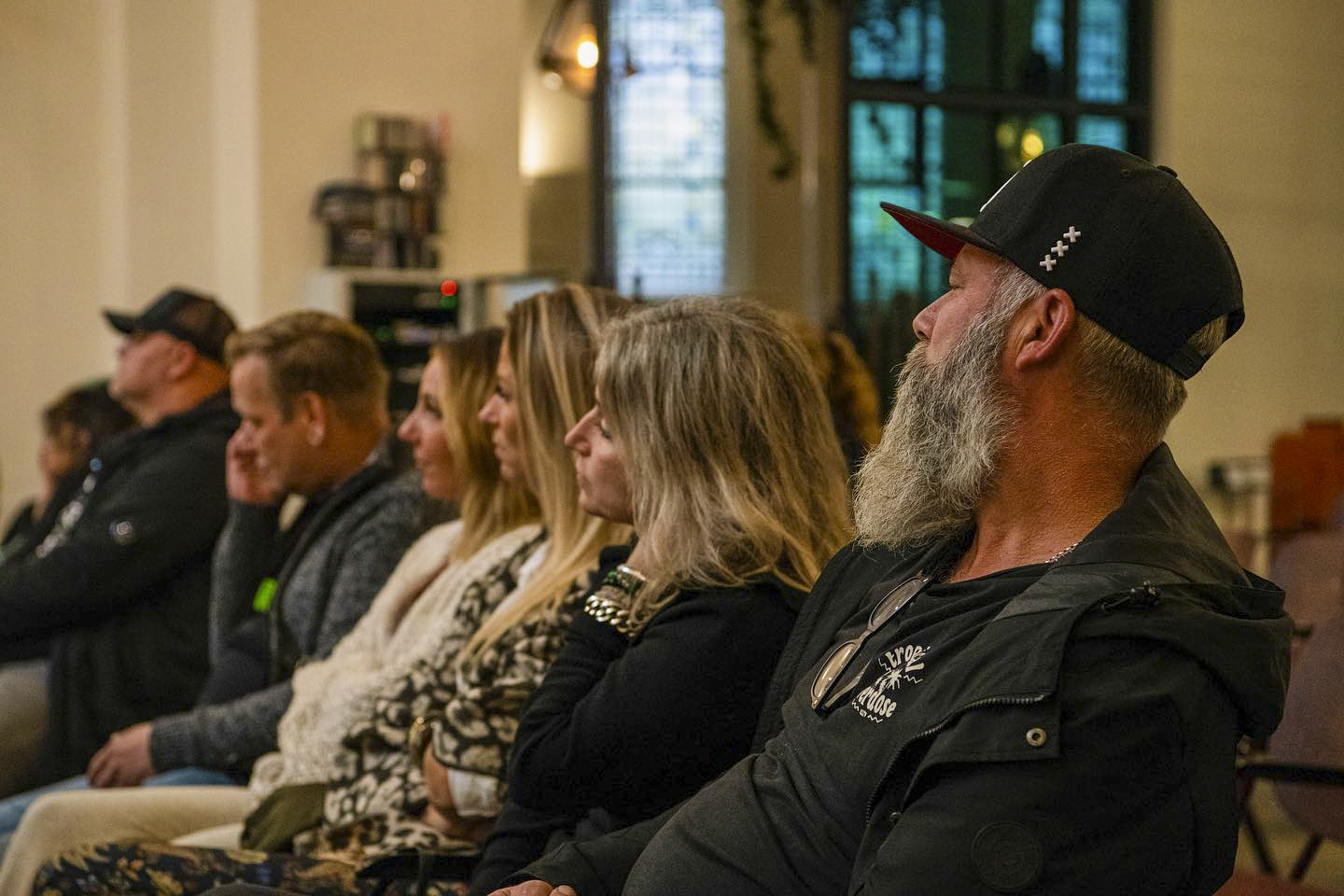 Audience members listening during the 2022 panel session